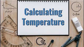 Calculating Temperature  F° to C° and C° to F° [upl. by Eetnod]