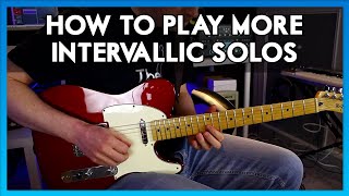 How To Solo With Intervals Guitar Lesson [upl. by Osborn]