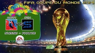 FIFA Coupe du Monde 2014  Suisse vs France [upl. by Jb]