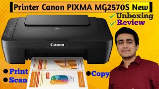 Canon Pixma MG2570S Unboxing Set up Use Review in Hindi  Best Printer for Home Use [upl. by Gnuj]