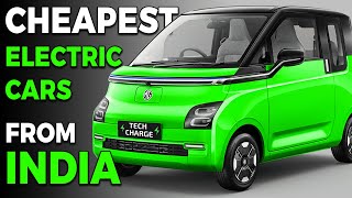 20 CHEAPEST Electric Cars You Can Buy in INDIA range amp price [upl. by Enilorac748]