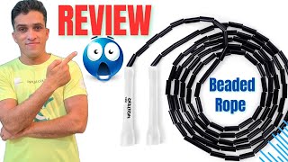 Beaded jump rope review  skipping rope review Hindi  pak fitness [upl. by Lydell]