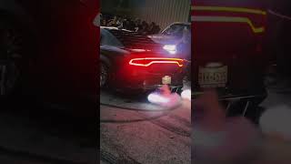 Dodge charger shooting huge flames at freddylsx truck meet [upl. by Yraeg546]