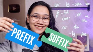 Prefixes and Suffixes Affixes  English Grammar [upl. by Parcel238]