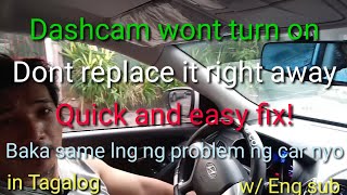 Dashcam wont turn onquick and easy fix [upl. by Hecklau]