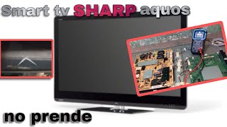 tv sharp no enciende y no prende led encendido standby [upl. by Esylla]