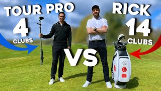 TOUR PRO 4 clubs Vs RICK SHIELS 14 clubs [upl. by Silletram670]