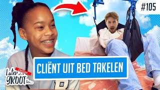 OUDEREN uit bed TAKELEN én VERMAKEN Maylin dagje in OUDERENZORG [upl. by Eelyk]