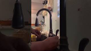 How to fix a leaky kitchen faucet handle [upl. by Arihppas]