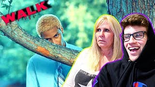 MOM REACTS TO COMETHAZINE  quotWALKquot OFFICIAL MUSIC VIDEO [upl. by Hilar314]