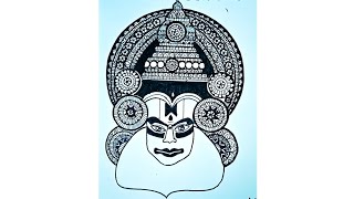 How to draw Onam special mandala art 🎨🎨  For beginners  Onam drawing  Kerala Onam festival ideas [upl. by Cchaddie]