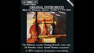 Original instruments  Telemann Quantz Vivaldi CPE Bach [upl. by Yadseut]