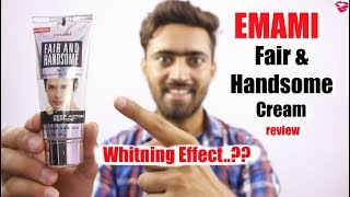 Emami fair and handsome cream review  Best fairness cream for men [upl. by Kaylee467]