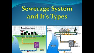 Types of Sewerage System and Types of Sewer [upl. by Notlew]