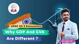 GDP Vs GVA  What is Gross Value Added GVA amp How is it Different From GDP  UPSC  Legacy IAS [upl. by Ielhsa]