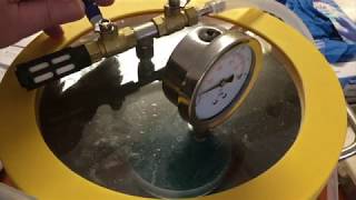 How to use a vacuum degassing pot [upl. by Airolg]