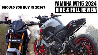 2024 Yamaha MT15 Full Ride Review  Better Than Pulsar Ns160 Tvs Apache160 [upl. by Soane]