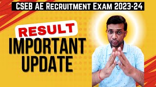 CSPDCL Assitant Engineer  Result👉🏻Latest Press Release🔥CSEB AE JE Recruitment Exam 2024  CG VYAPAM [upl. by Chappelka]