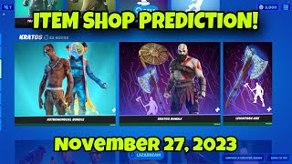 November 27 2023 Fortnite Item Shop CONFIRMED [upl. by Esinehs]