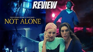 Not Alone 2021  Review  Horror Thriller Movie [upl. by Auhsohey]