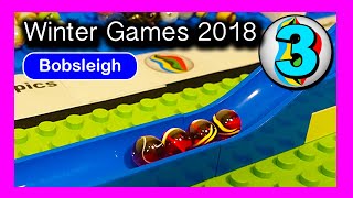 MARBLE RACE  Marble Winter Games 2018  Event 3  Bobsleigh [upl. by Whitney]