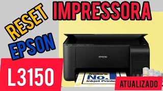 Reset da Impressora Epson L3150 Luz piscando [upl. by Sauveur]