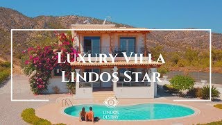 LINDOS DESTINY  LUXURY VILLA LINDOS STAR RHODES GREECE [upl. by Aicert]