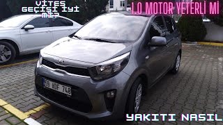 2020 KİA PİCANTO  10 67 HP  YARI OTOMATİK  VİTES GEÇİŞLERİ NASIL YAKITI İYİMİ  ÇEKİŞ NASIL [upl. by Adlei]