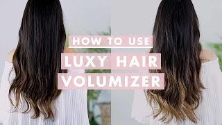 How To Use Luxy Hair Volumizer Weft [upl. by Kuo]