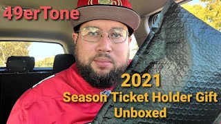 2021 49ers Season Ticket Member Gift Unboxing [upl. by Ahsilrak]