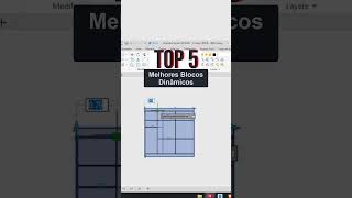 MELHORES BLOCOS DINÂMICOS dynamicblocks autocadshorts arquitetura [upl. by Aninat]