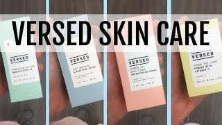 VERSED SKIN CARE BRAND REVIEW DR DRAY [upl. by Darooge]