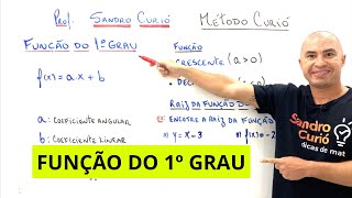 FUNÇÃO DO 1º GRAU  COMO CONSTRUIR GRÁFICO  RAIZ DA FUNÇÃO [upl. by Rollo]