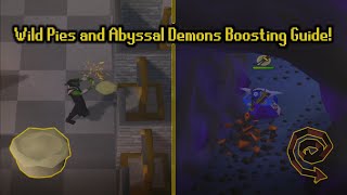 OSRS  How To Make Wild Pies and Boost For The Abyssal Whip Indepth IronmanGIM Abby Demon Guide [upl. by Nylirad]