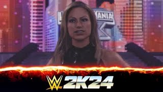 WWE2K24  Stacy Keibler entrance [upl. by Vi]