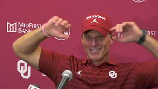 Oklahoma HC Brent Venables postgame OU 27 Auburn 21  9282024 [upl. by Elisha451]