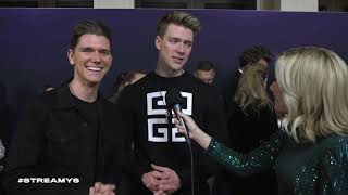 Collins Key amp Devan Key Red Carpet Interview  Streamy Awards 2019 [upl. by Eletnahs]