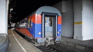 HamburgKölnExpress HKX mit BahnTouristikExpressWagen im Hamburger Hauptbahnhof [upl. by Ehpotsirhc]