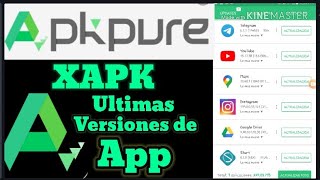 Apkpure como funciona Archivos apk y Xapk [upl. by Linnie]