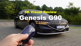 4K Visual Review 2023 Genesis G90 35TGDi esc [upl. by Millie]