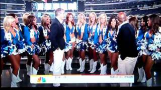 Dallas Cowboys Cheerleaders on Today Show 18 Sep 2009 [upl. by Suivatnom744]