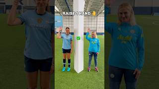 TELEPATHY CHALLENGE vs MAN CITY WOMEN 🙈🧠 [upl. by Nottus]