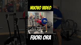 TEST MASSIMALI ATLETI😱🦍 COACHING📓💻 powerlifting coachingonline motivation benchpress squat [upl. by Millian470]