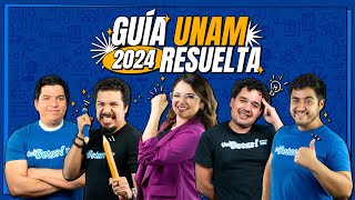 GUÍA UNAM 2024 ÁREA 3 Todos los reactivos resueltos del Examen simulador [upl. by Adrea]