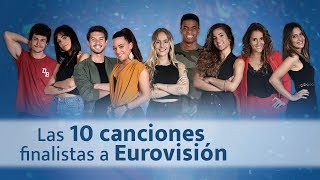 LOS 10 EUROTEMAZOS FINALISTAS  Eurovisión 2019 [upl. by Surtimed85]