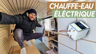 38 Chauffeeau électrique dans mon fourgon aménagé Feat LES FUITES  Van VW T5 DIY 3L Pundmann [upl. by Nohsal]