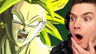 NEW LF LSSJ Broly Reveal REACTION on Dragon Ball Legends [upl. by Nemajneb661]