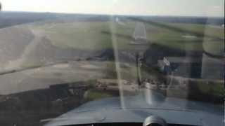 Landing at Kiel Airport EDHK Germany [upl. by Yretsym]