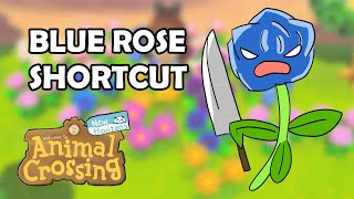 How to get 100 BLUE ROSES in UNDER 3 HOURS FROM SCRATCH in ACNH Easy Hybrid Flowers [upl. by Aita]