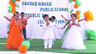 sare jahan se acha dance performance  Safdar Nagar Public School [upl. by Lenwood]